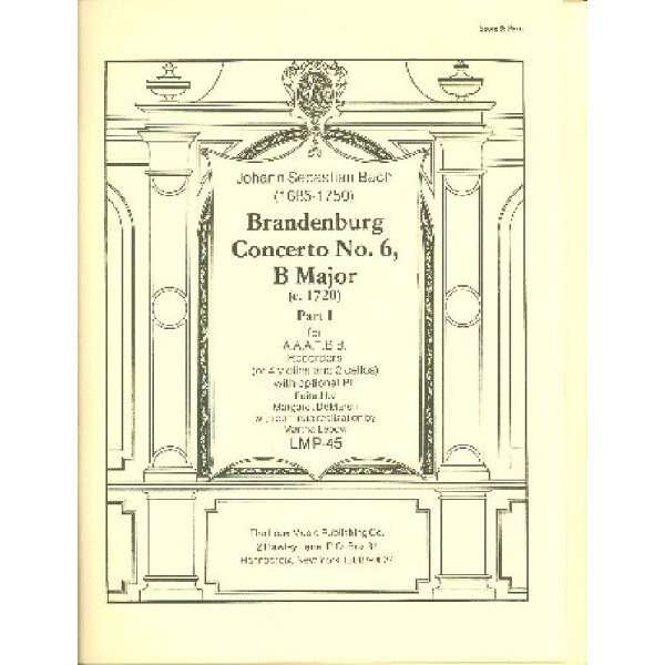 Brandenburg Concerto B Major no.6 (part 1)