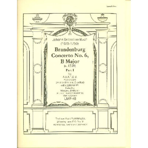 Brandenburg Concerto B Major no.6 (part 1)
