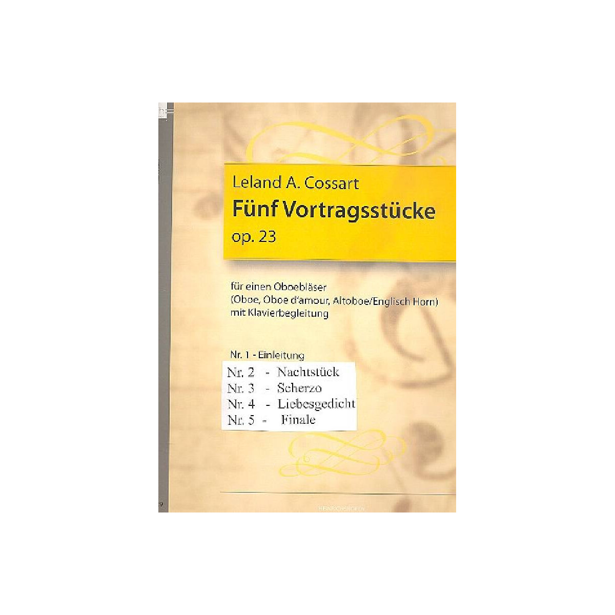 5 Vortragsstücke op.23 box