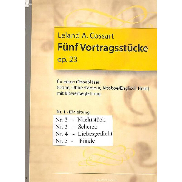 5 Vortragsstücke op.23
