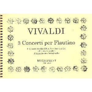 3 concerti per flautino RV443-445