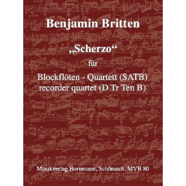 Scherzo für 4 Blockflöten (SATB)
