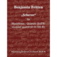 Scherzo für 4 Blockflöten (SATB)