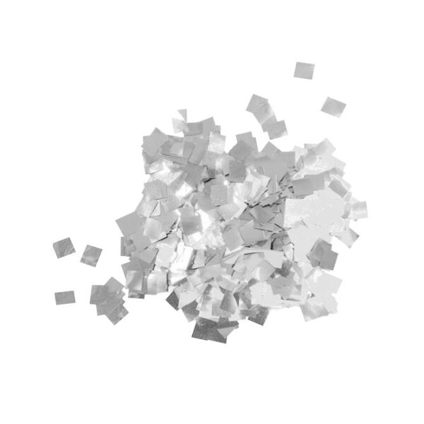 TCM Fx Metallic Konfetti Regentropfen 6x6mm, silber, 1kg