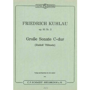 Große Sonate C-Dur op. 83,2