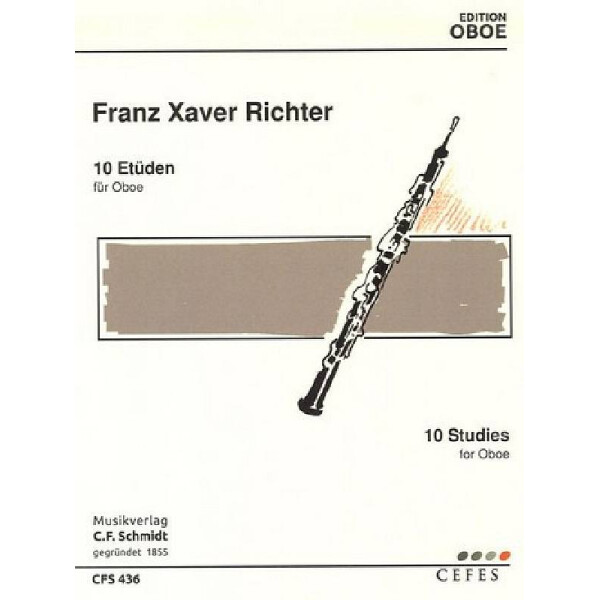 10 Etüden für Oboe (Saxophon)