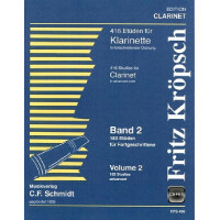 183 Etüden für Fortgeschrittene für Klarinette