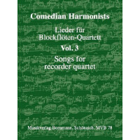 Lieder für Blockflöten-Quartett (AATB) Band 3