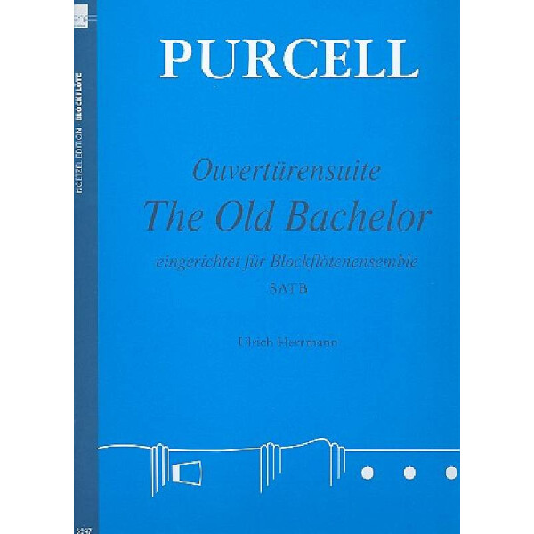 The old bachelor for 4 recorders (SATB)