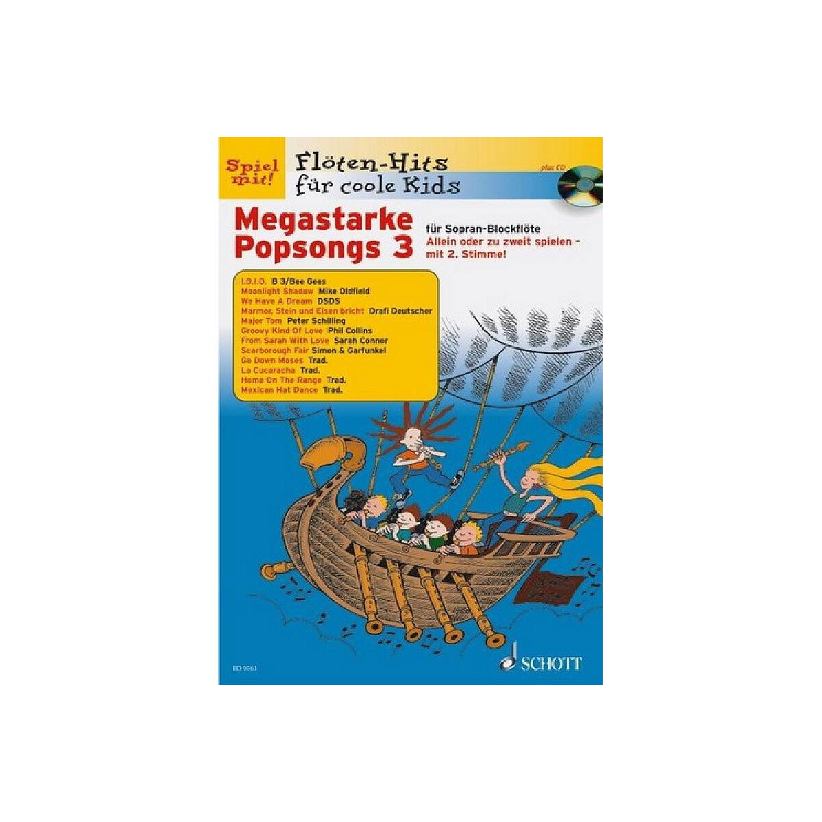 Megastarke Popsongs Band 3 (+CD) box