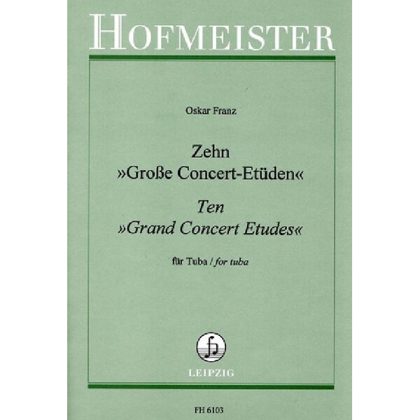 10 große Konzertetüden für Tuba