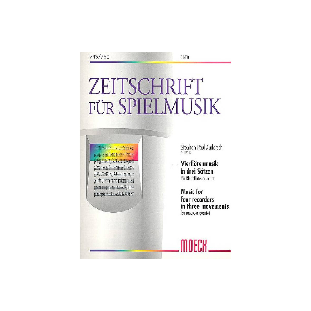 Vierflötenmusik in 3 Sätzen box