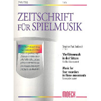 Vierflötenmusik in 3 Sätzen