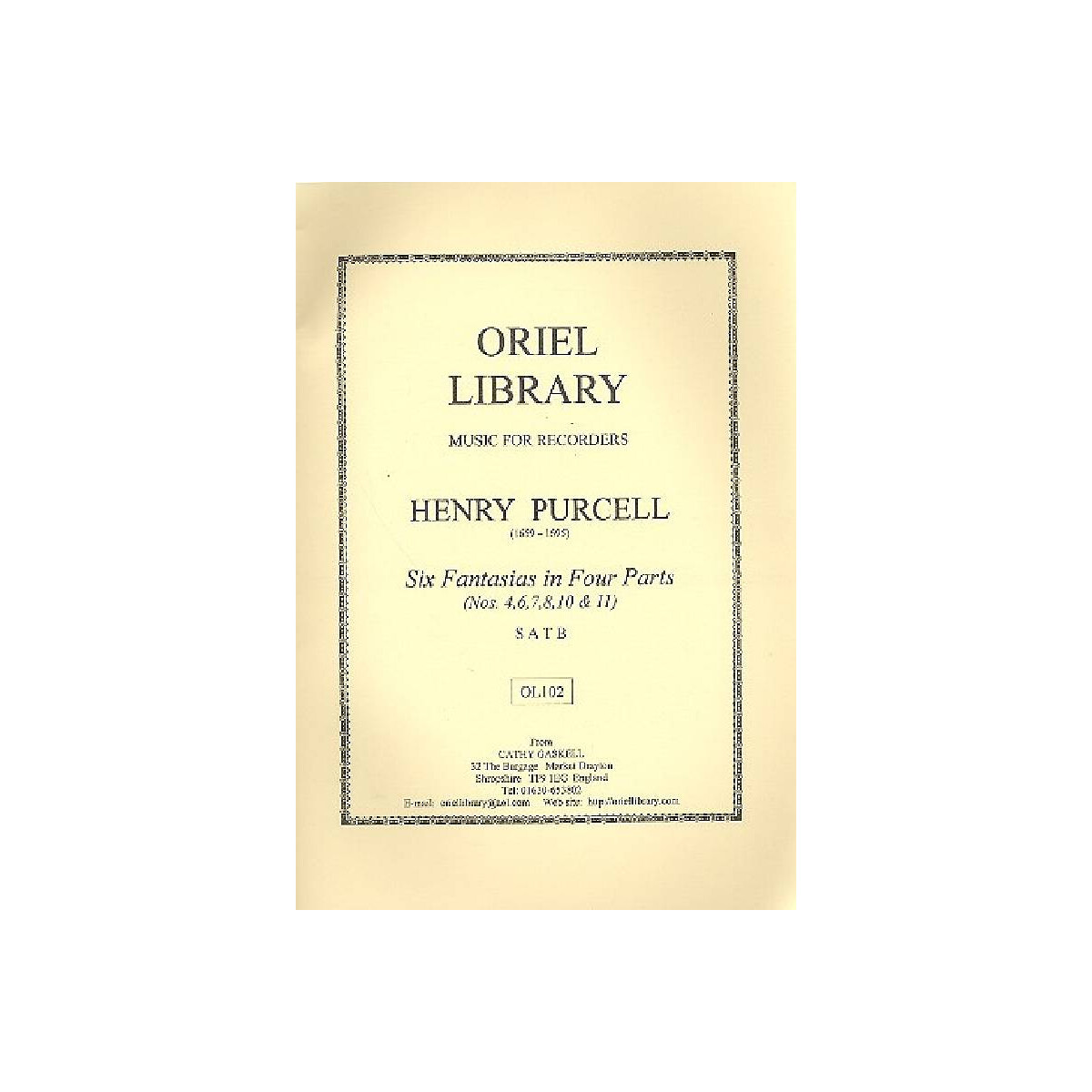6 fantasias nos.4,6,7,8,10 box