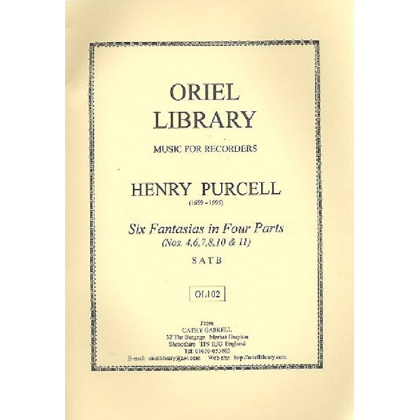 6 fantasias nos.4,6,7,8,10