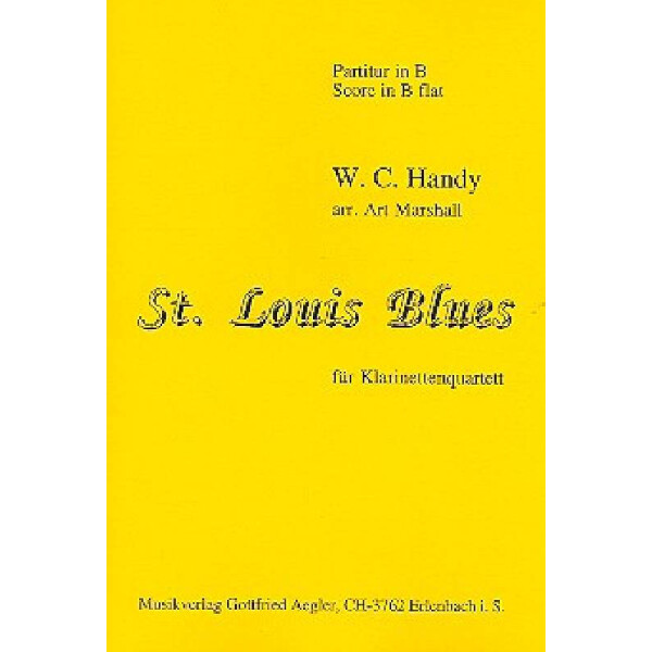 St. Louis Blues für Klarinettenquartett