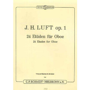 24 Etüden op.1 für Oboe