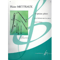 30 petites pieces pour clarinette en sib et piano
