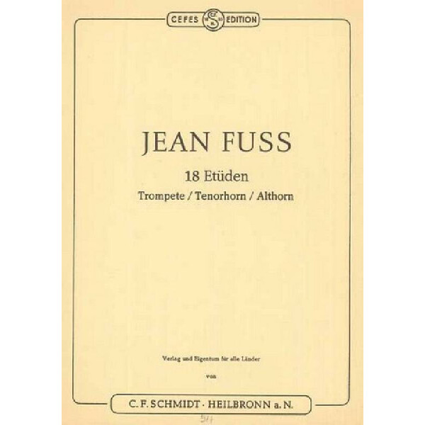 18 Etüden für Trompete