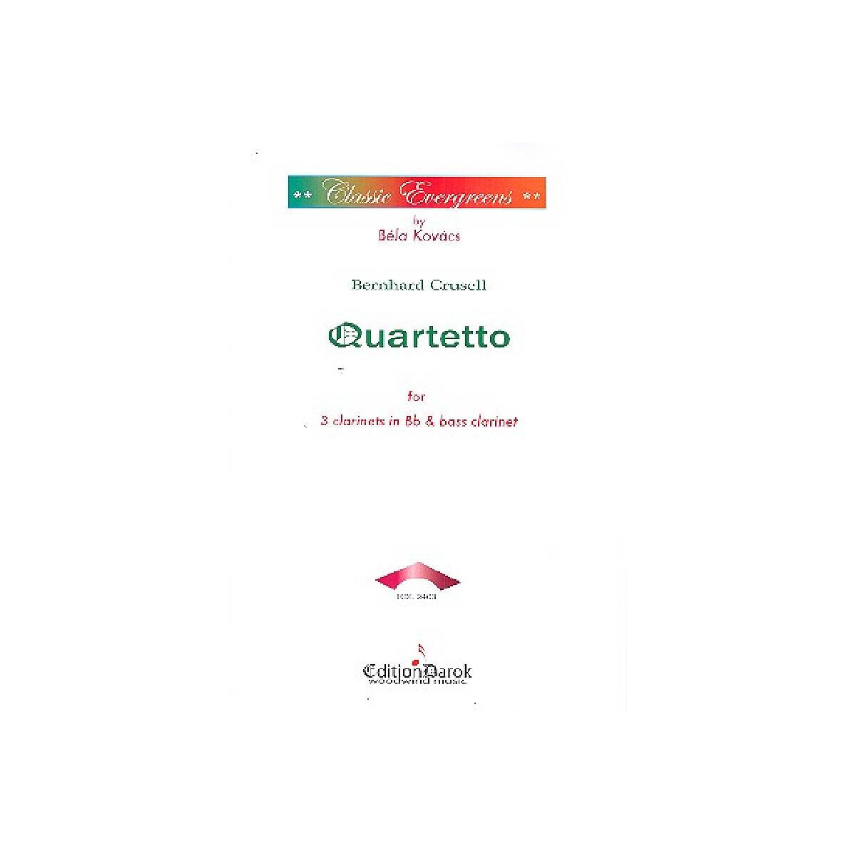 Quartett op.2,1 f&uuml;r 3 Klarinetten