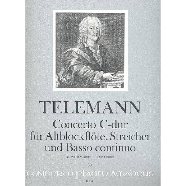 Konzert C-Dur TWV51:C1 für Altblockflöte,