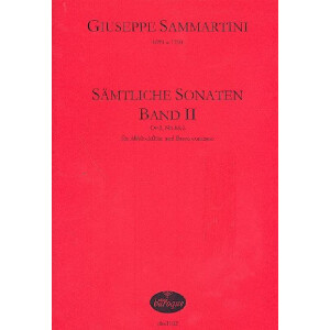 Sämtliche Sonaten Band 2 für Altblocklöte