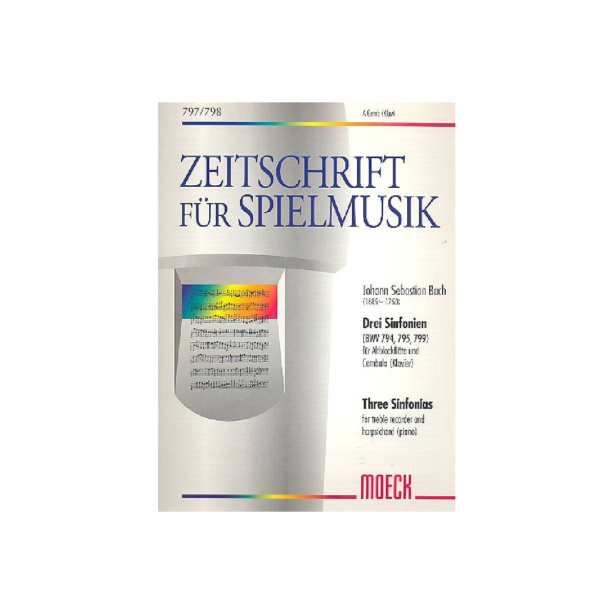 3 Sinfonien BWV794/BWV795/BWV796 box