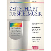 3 Sinfonien BWV794/BWV795/BWV796