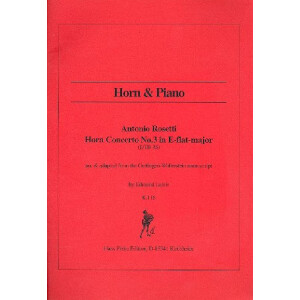 Concerto No.3 in E-flat-major for corno