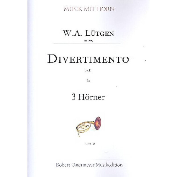 Divertimento op.11 für 3 Hörner