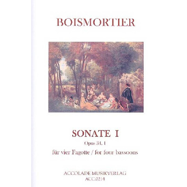 Sonate d-Moll Nr.1 op.34 für 4 Fagotte