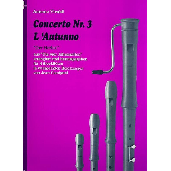 Der Herbst op.8,3 für