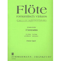 3 Serenaden für Flöte und Klavier