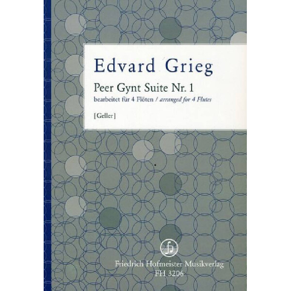 Peer Gynt Suite Nr.1 für 4 Flöten