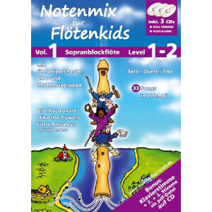 Notenmix für Flötenkids (+2 CDs +CD-ROM)