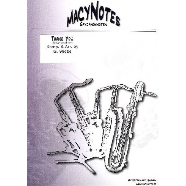 Thank you für 5 Saxophone