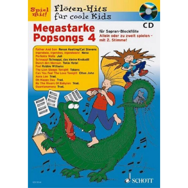 Megastarke Popsongs Band 4 (+CD)