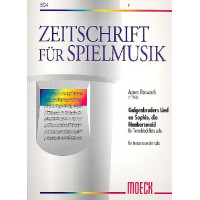 Galgenbruders Lied an Sophie