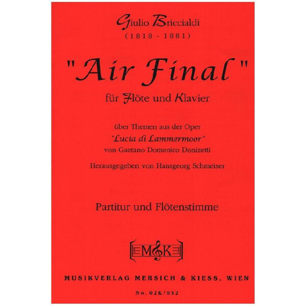 Air Final für Flöte und Klavier