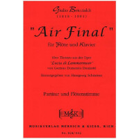 Air Final für Flöte und Klavier