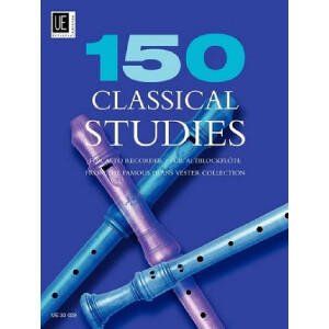 150 classical studies for alto recorder