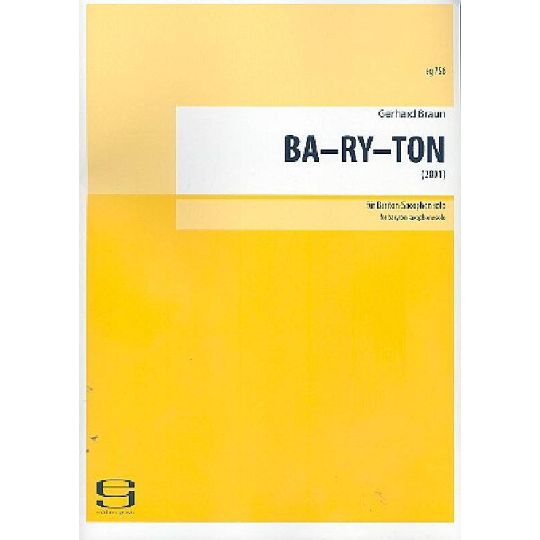 Ba-Ry-Ton für Baritonsaxophon