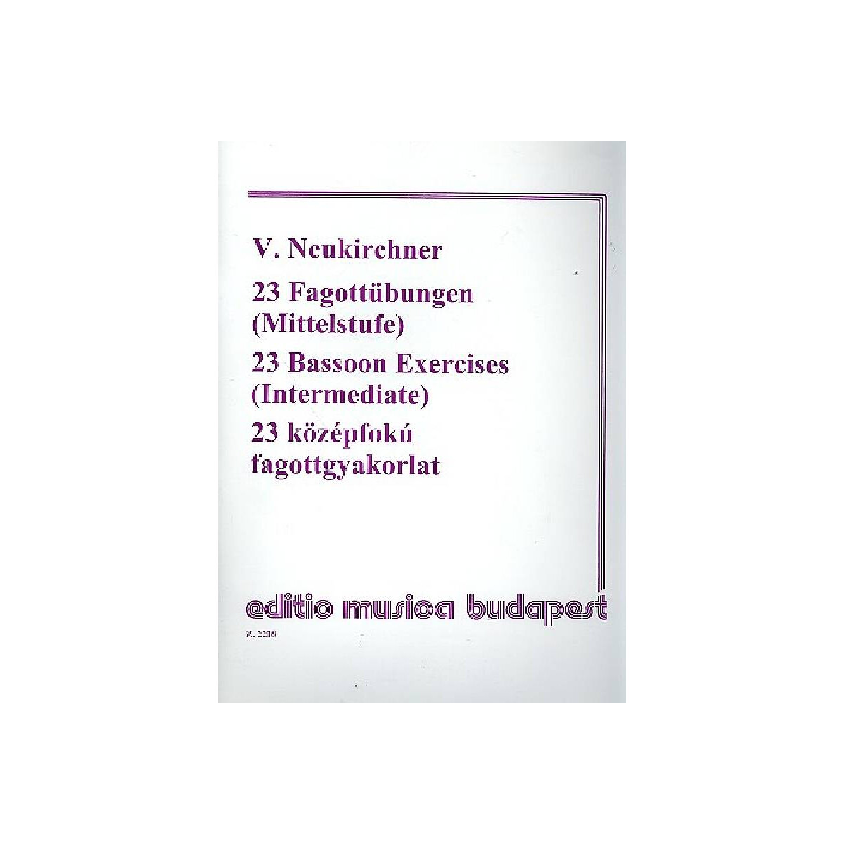 23 Fagottübungen für die Mitte box