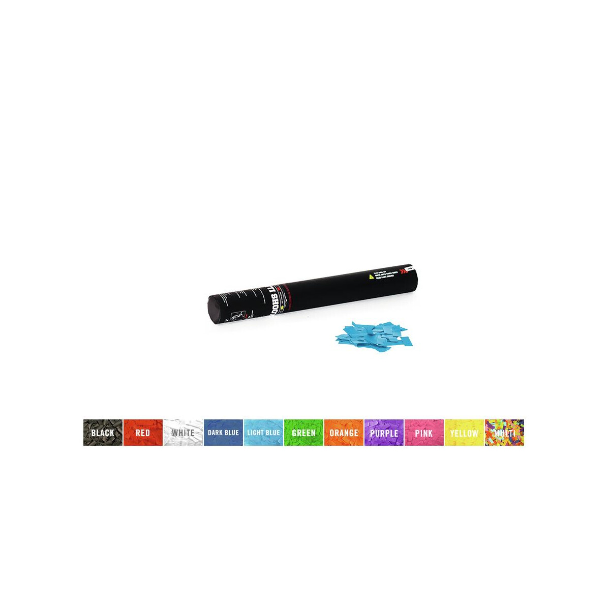TCM Fx confetti shooter 50cm, light blue