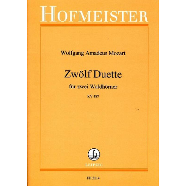 12 Duette für 2 Waldhörner