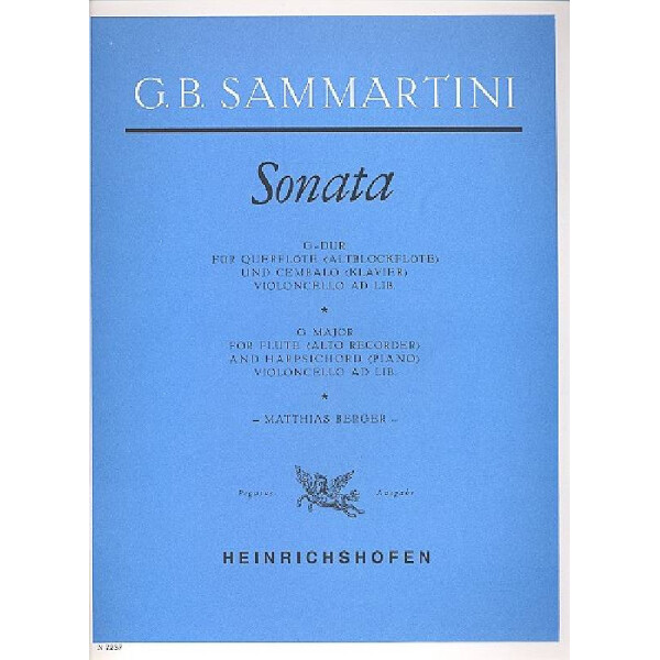 Sonate G-Dur für Flöte