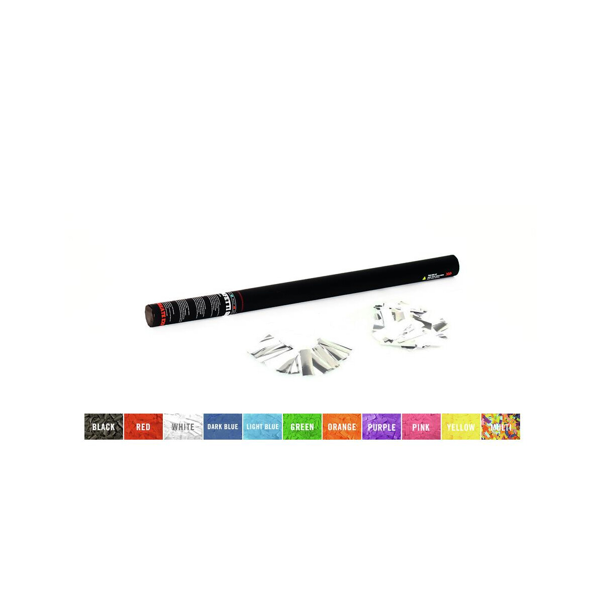 TCM Fx confetti shooter 80cm, white/silver