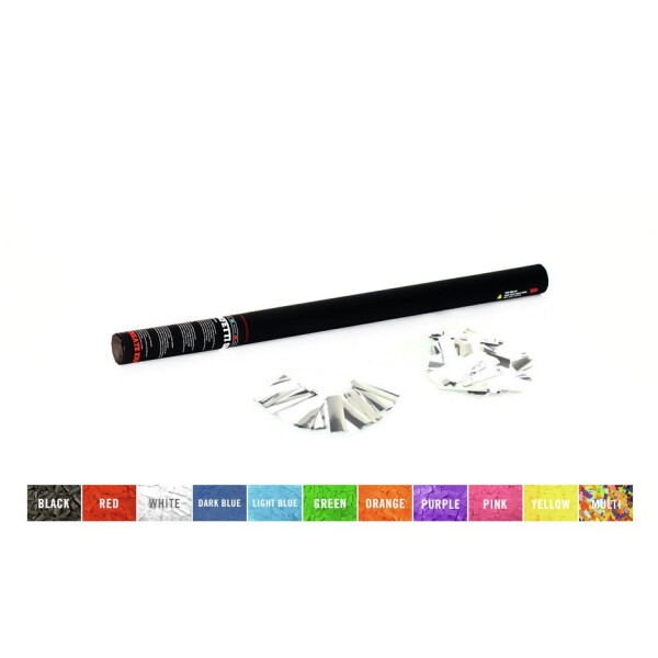TCM Fx confetti shooter 80cm, white/silver