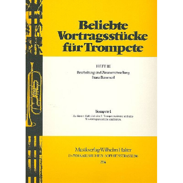 Beliebte Vortragsstücke Band 3