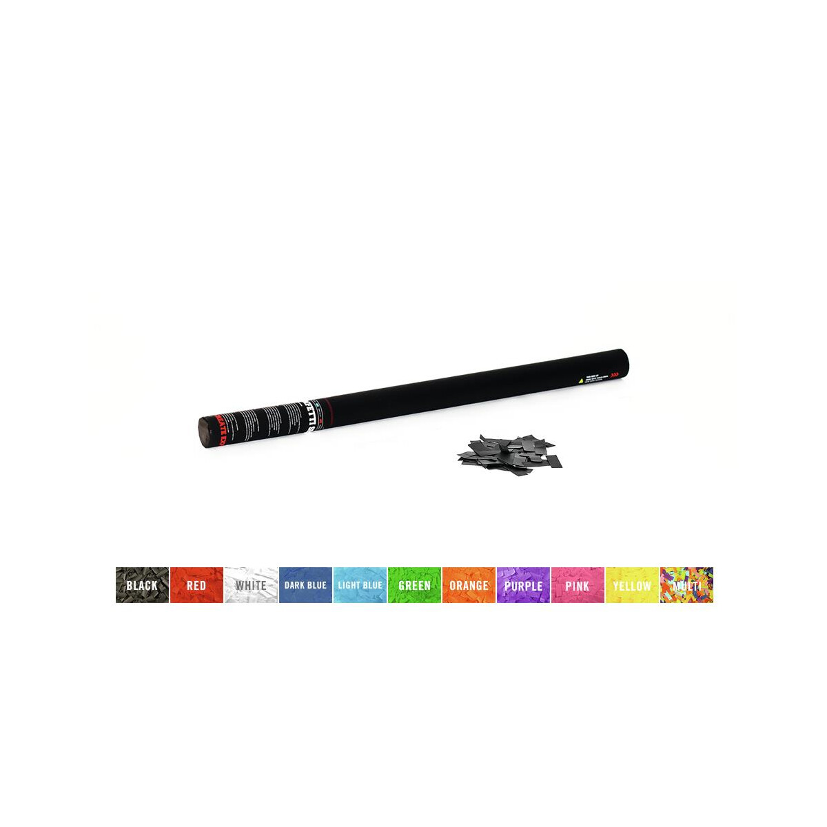 TCM Fx confetti shooter 80cm, black